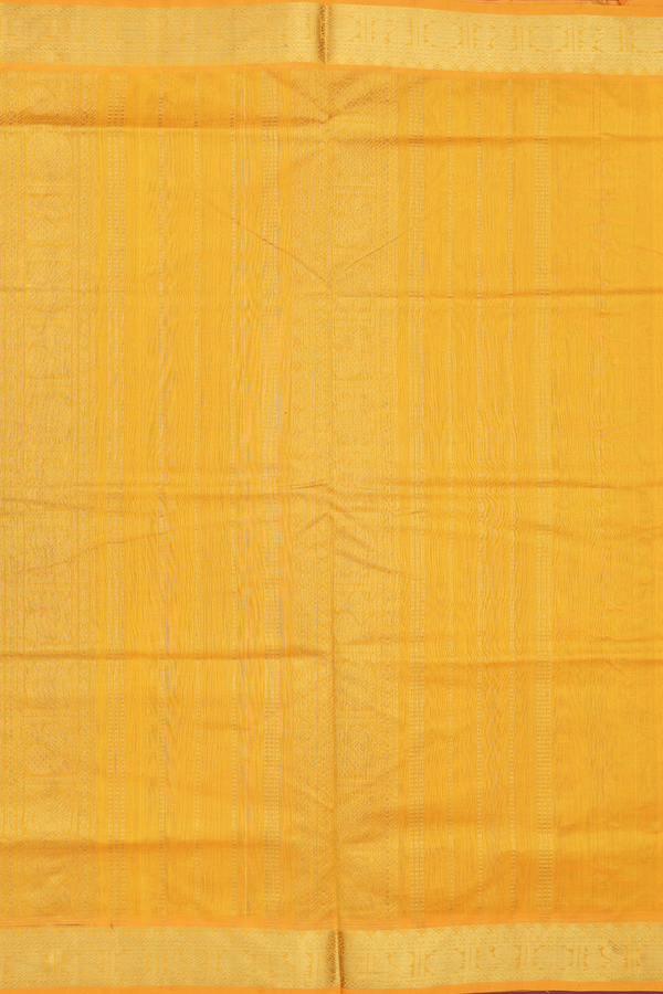 Traditional Silk Cotton Saree Royal Blue With Paisley Buttas