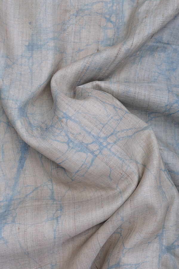 Tussar Silk Saree In Beige With Allover Design