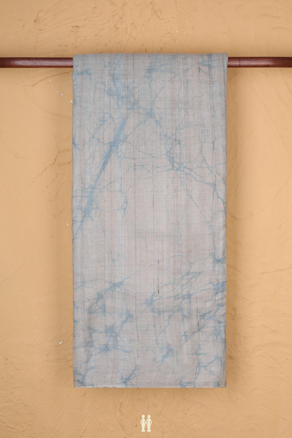 Tussar Silk Saree In Beige With Allover Design