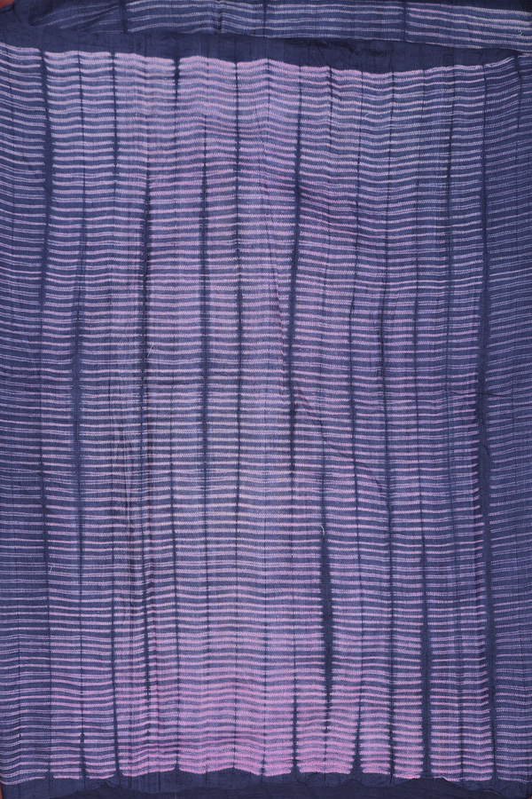 Tussar Silk Saree In Blue With Allover Design