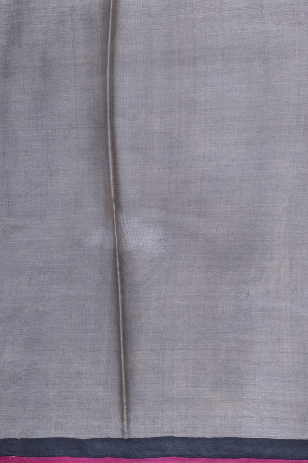 Tussar Silk Saree In Ivory With Floral Design