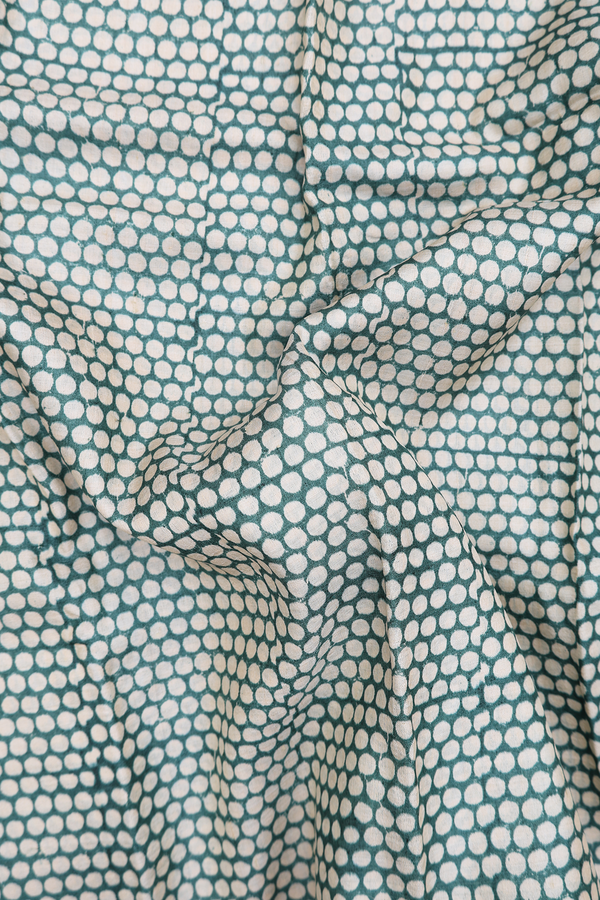 Tussar Silk Saree In Pine Green With Printed Design