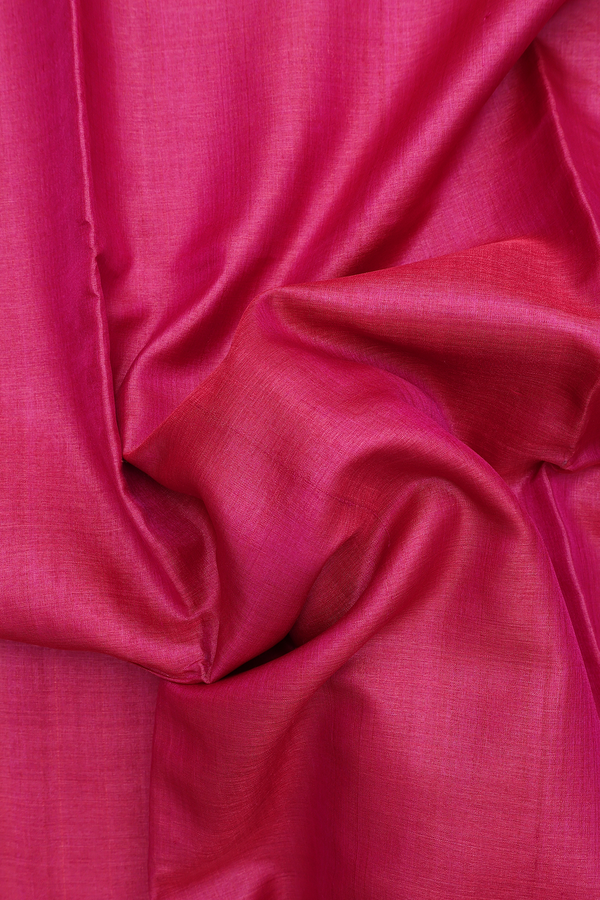 Tussar Silk Saree In Plain Dual Tone With Zari Border