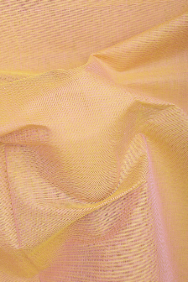 Venkatagiri Cotton Saree In Dual Tone With Contrast Border