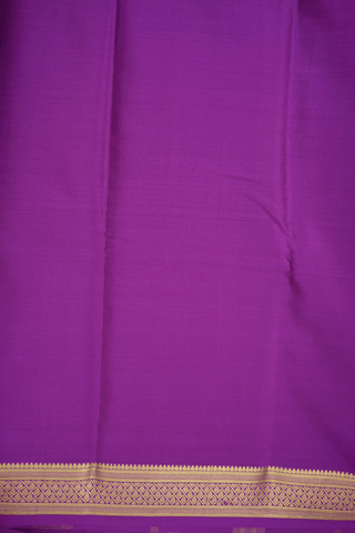 Zari Stripes Design Purple Mysore Silk Saree