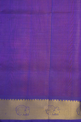 Zari Striped Magenta Traditional Silk Cotton Saree