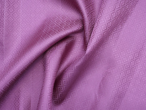 Floral Design Grape Purple Silk Unstitched Blouse Material