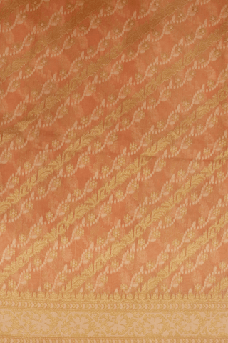 Striped Zari Design Dusty Pink Kota Cotton Saree