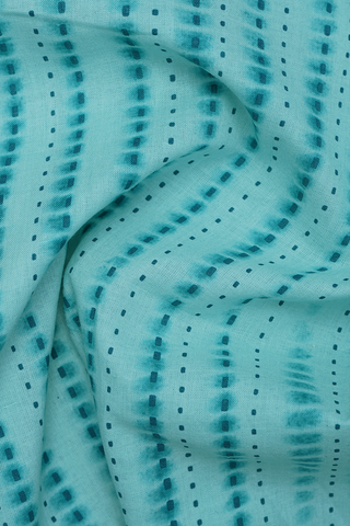 Stripes Design Pastel Blue Cotton Jumpsuit