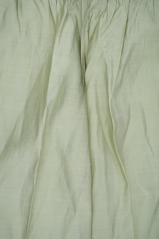 V- Split Neck Pastel Green Cotton Salwar Set