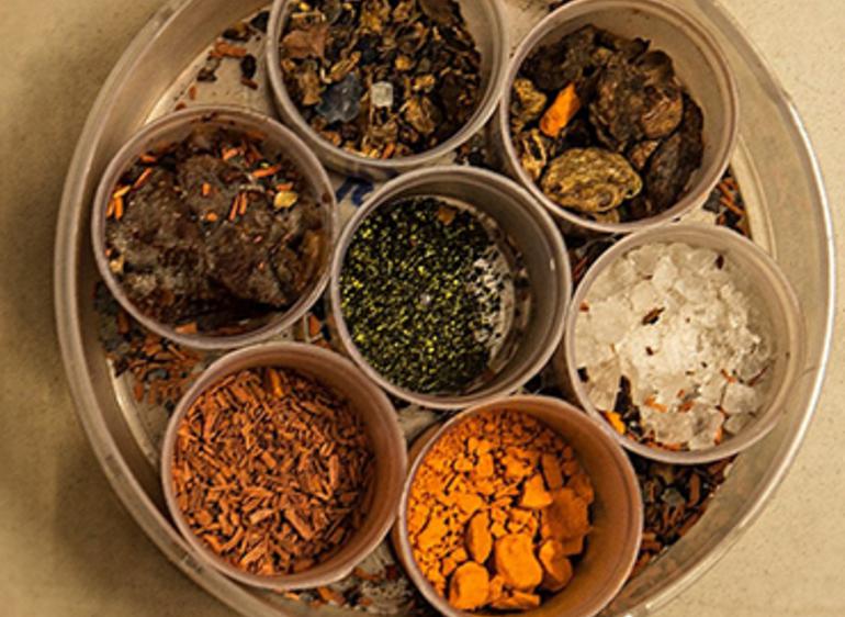 How do you care for naturally dyed fabrics and sarees?