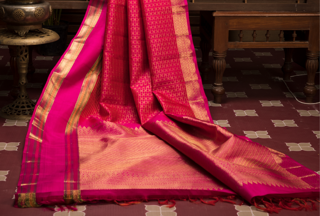 A Kaleidoscope of Colours: Styling Kanchipuram Silk Dupattas