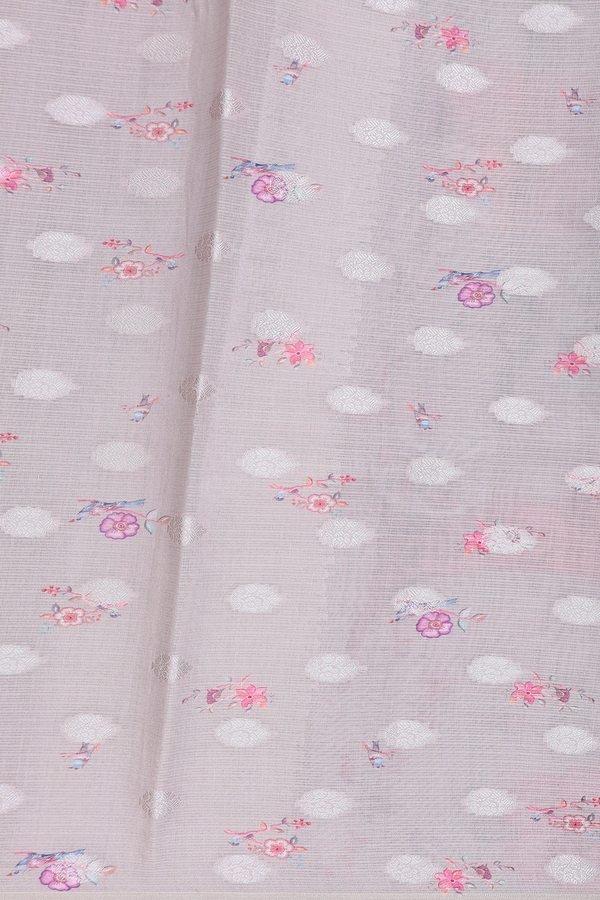 Kota Silk Saree In Green Zari Buttas