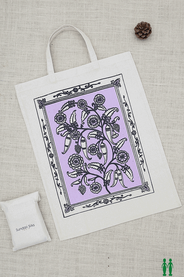 Floral Printed Reusable Cloth Bag