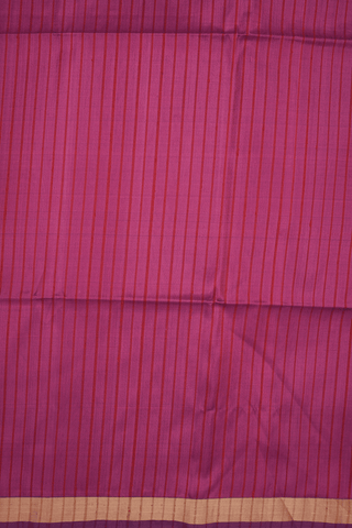 Self Stripes Design Punch Pink Soft Silk Saree