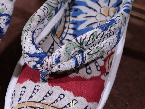 Printed Design Multicolor Cotton Slippers