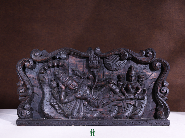 Wooden Pallikonda Perumal Wall Panel For Decor