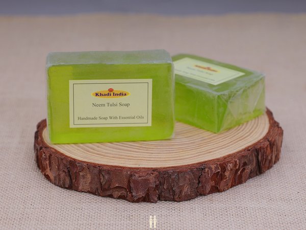 Neem Tulsi Flavour Set Of 2 Handmade Soap