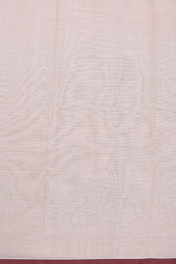 Kanchi Cotton Saree In Cream Color With Stripes Design