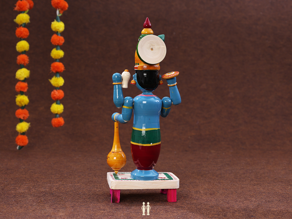 Wooden Handicraft Krishna For Golu Set