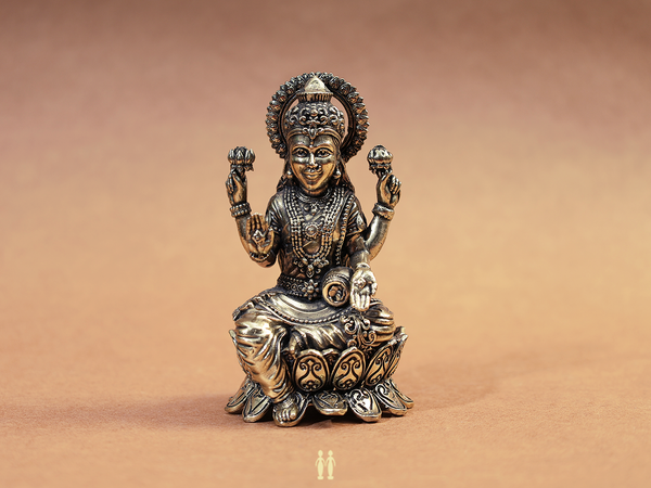 Brass Lakshmi Idol For Pooja Set
