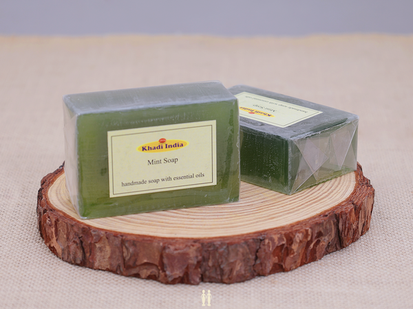 Mint Flavour Set Of 2 Handmade Soap