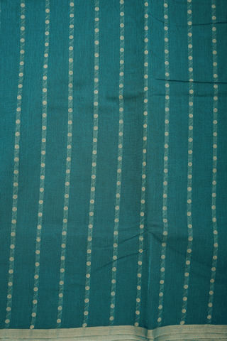 Threadwork Design Pine Green Coimbatore Cotton Saree