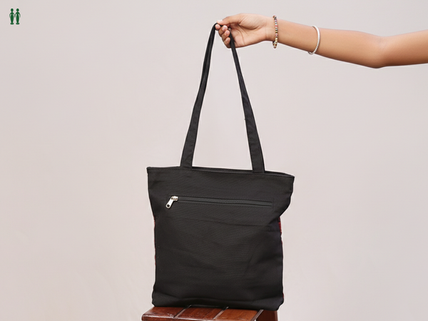 Threadwork Design Multicolor Cotton Hand Bag