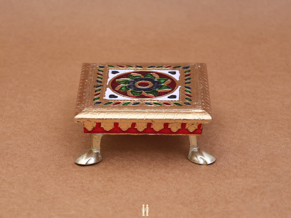 Floral Design Pooja Stand