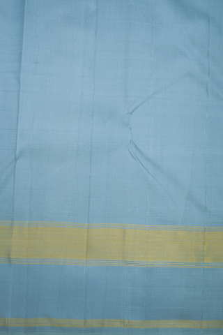 Checks Design Royal Blue Kanchipuram Silk Saree