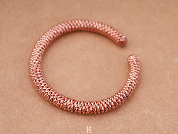 Copper Adjustable Kada For Kids