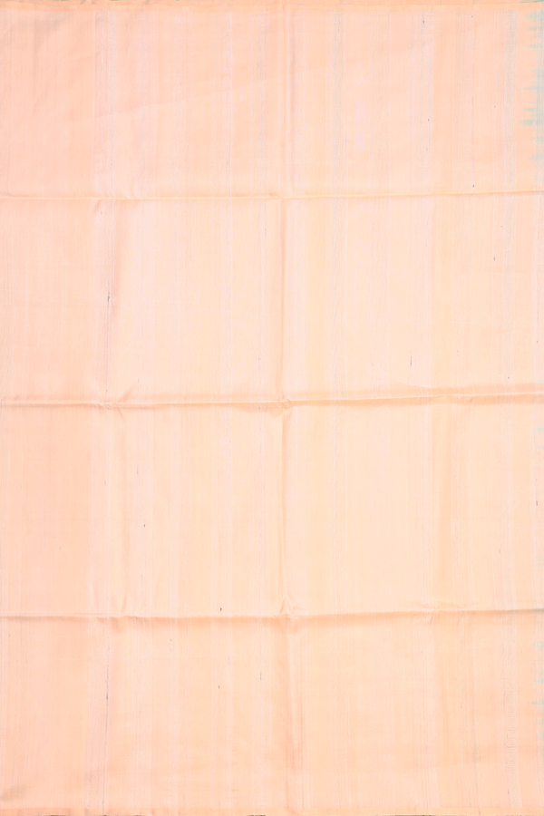 Plain Off White Raw Silk Saree