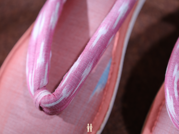 Plain Pink Cotton Slippers