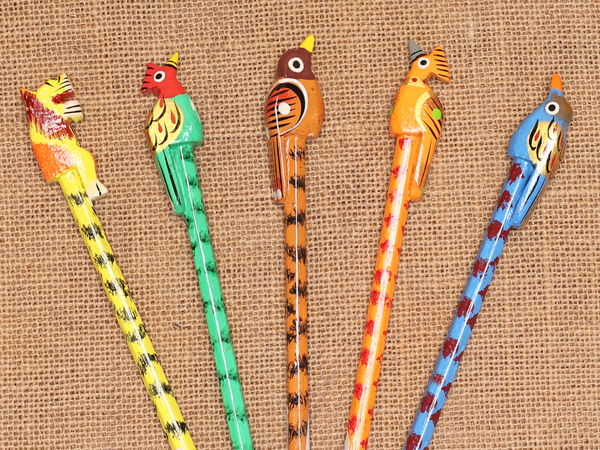 Wooden Pencil Set Of 5 For Kids