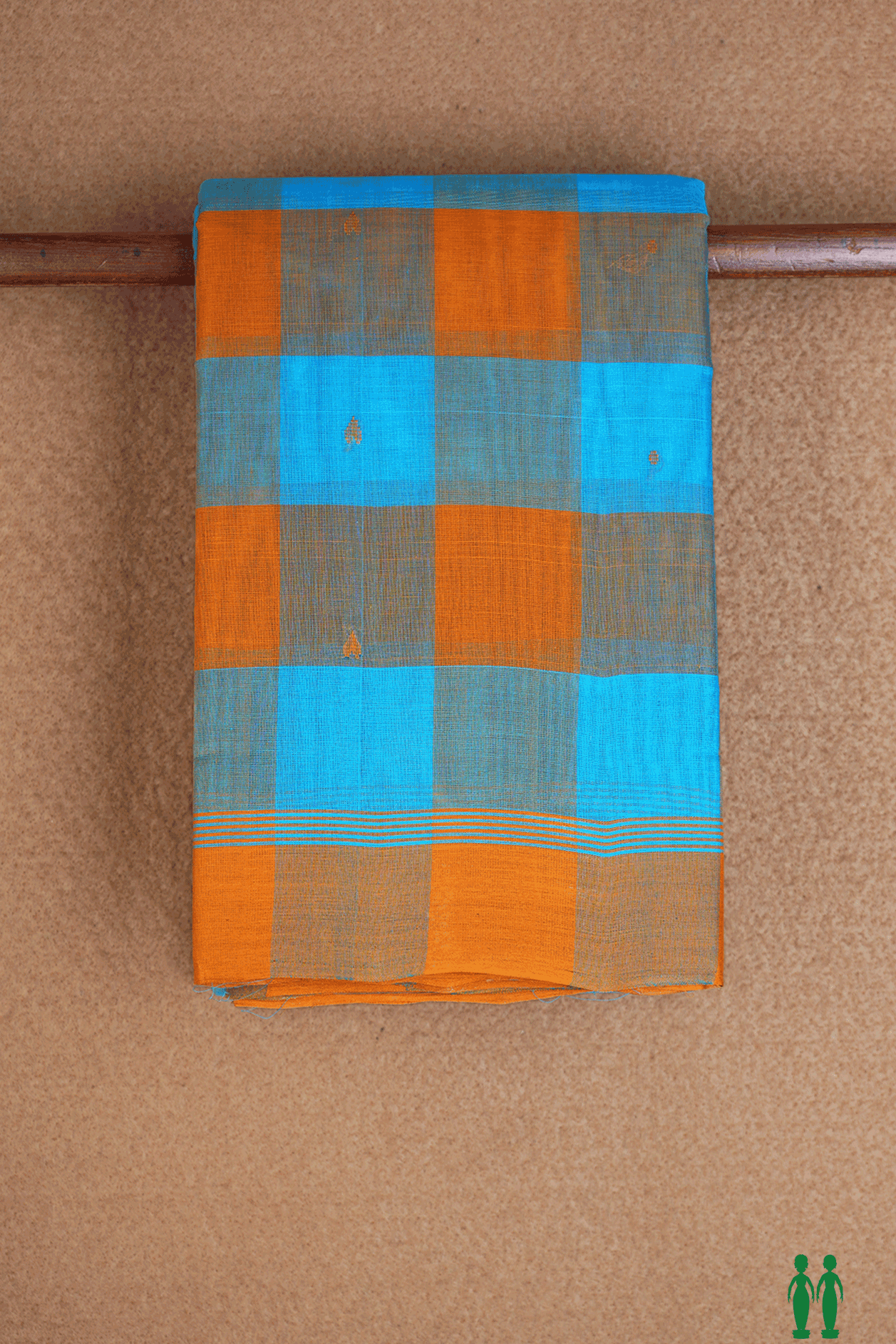 Checks With Buttis Design Multicolor Kanchi Cotton Saree