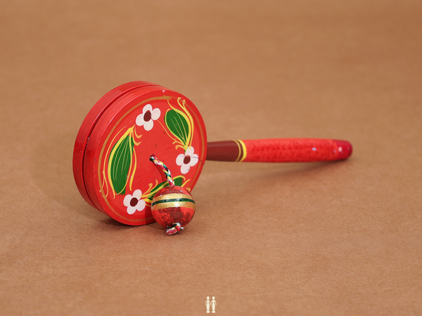 Wooden Handicraft Rattle For Kids