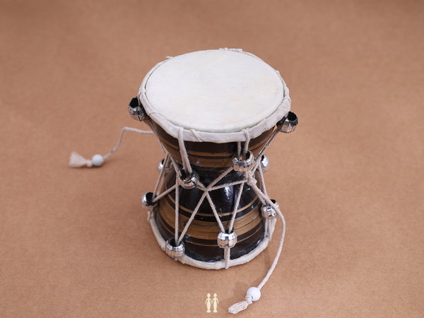 Wooden Handicraft Damru For Kids