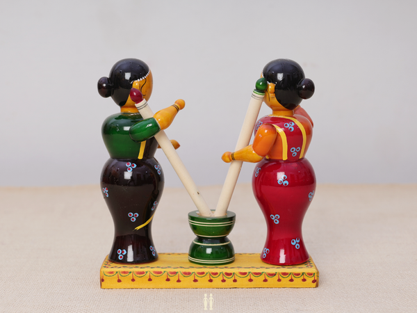 Wooden Handicraft Traditional Doll For Showpiece