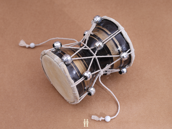 Wooden Handicraft Damru For Kids