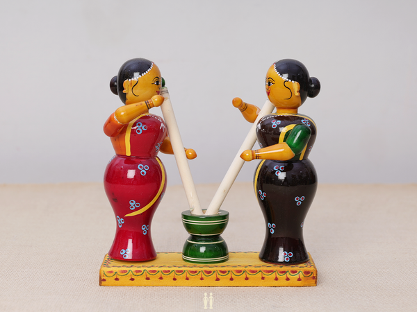 Wooden Handicraft Traditional Doll For Showpiece