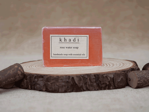 Pack Of 3 Handmade Soaps - Rose Water, Aloevera And Sandal