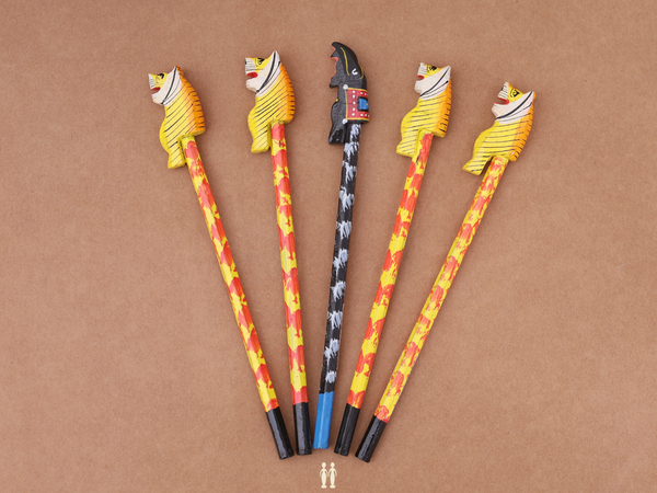 Wooden Pencil Set Of 5 For Kids