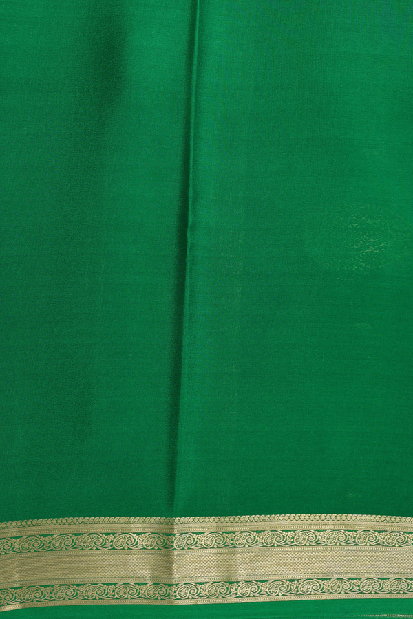 Mysore Silk Saree In Purple With Self Design