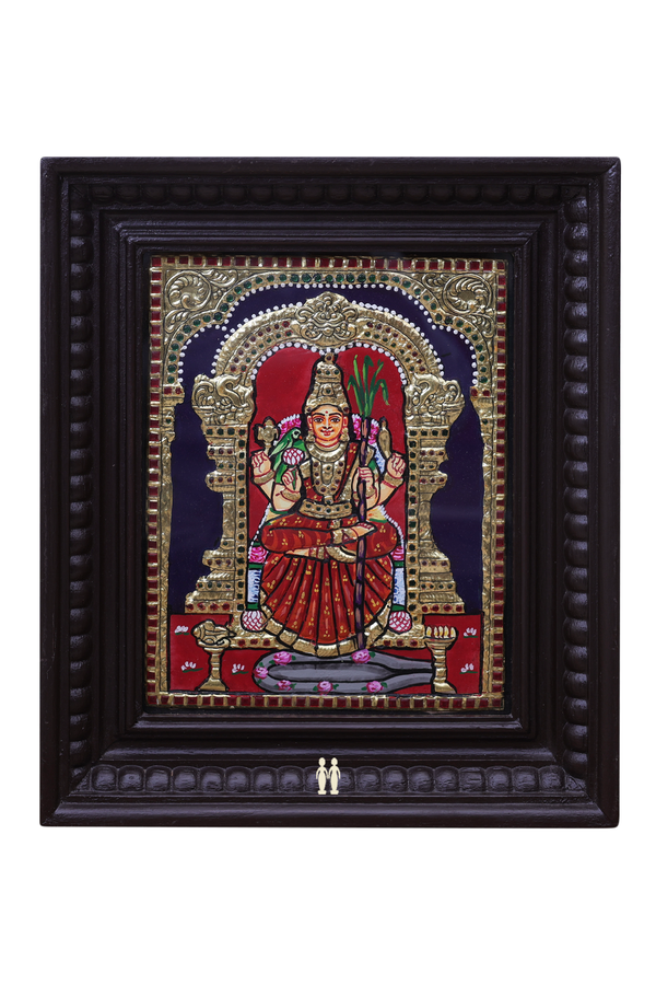 Goddess Kamatchi Amman Tanjore Painting
