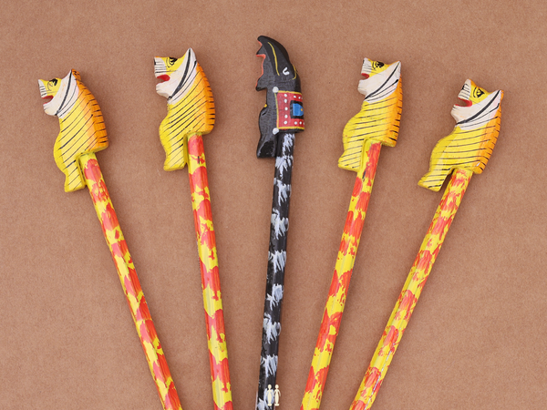 Wooden Pencil Set Of 5 For Kids