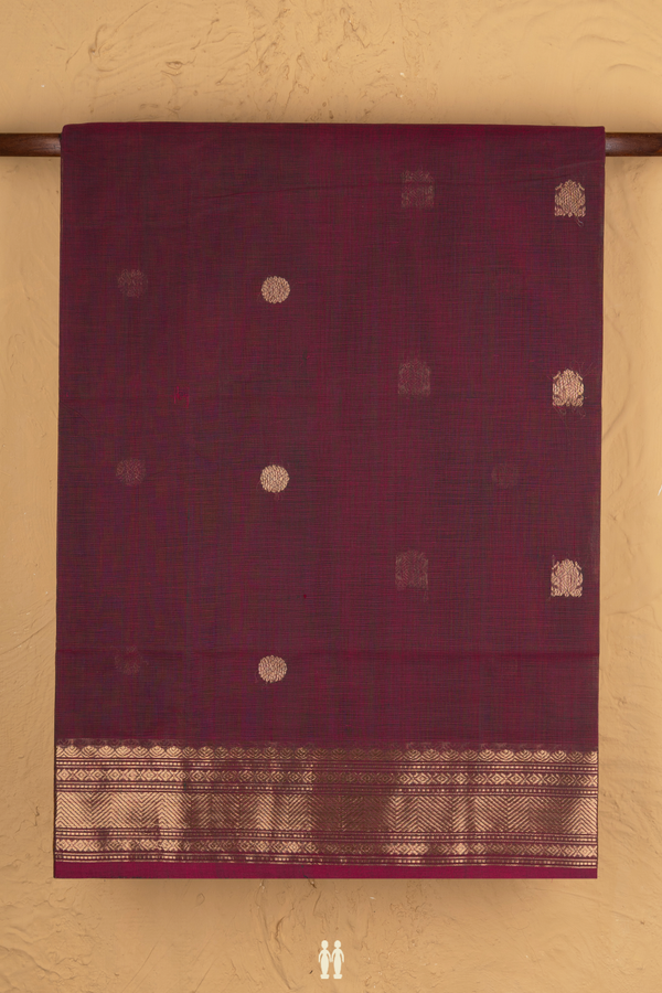 Coimbatore Cotton Saree In Manthulir With Zari Buttas