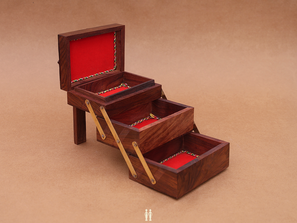 Wooden Jewellery Storage Box