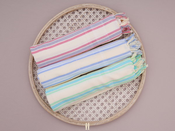 Multicolor Set Of 3 Cotton Towel
