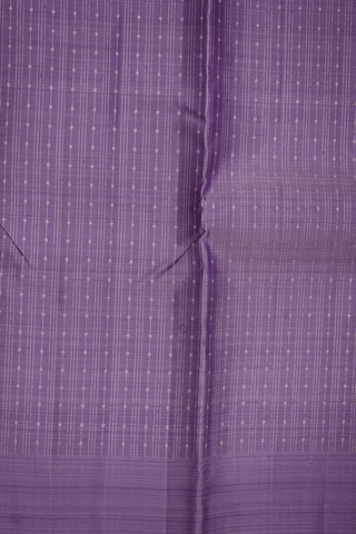 Zari Striped Design Dusty Purple Kanchipuram Silk Saree