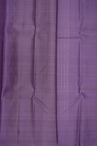 Zari Striped Design Dusty Purple Kanchipuram Silk Saree